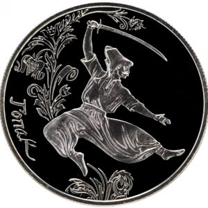 Украина 5 гривен 2011 год Гопак