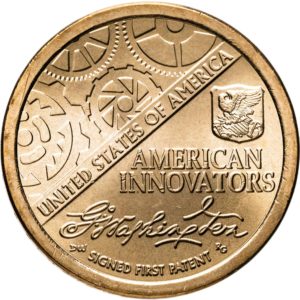 США 1 доллар 2018 D год UNC Первый патент, Американские инновации