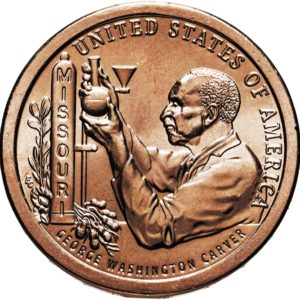 США 1 доллар 2024 D год UNC Джордж Вашингтон Карвер, Миссури, Американские инновации