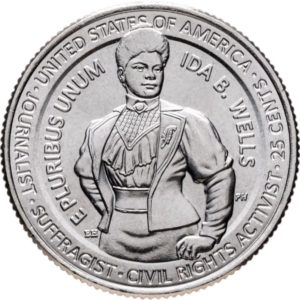 США 25 центов 2025 P год UNC №16 Американские женщины Ида Белл Уэллс