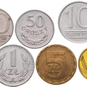 Польша 50 грошей 1 2 5 10 20 злотых 1984-1988 год Набор из 6 монет