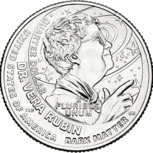 США 25 центов 2025 P год UNC №18 Американские женщины Доктор Вера Рубин