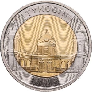 Польша 5 злотых 2025 год UNC Тыкоцин