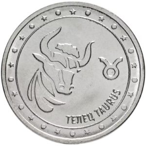 Приднестровье 1 рубль 2016 год Знаки зодиака - Телец