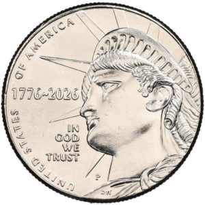 США 1/2 доллара 2026 P год 250 лет независимости