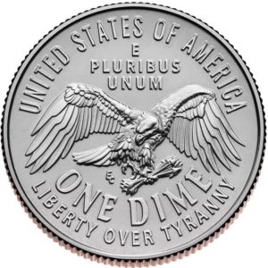 США 1 дайм 2026 D год 250 лет независимости UNC